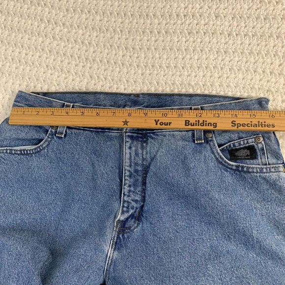 Harley Davidson 100% Cotton Size 12R 12 R Classic Women's Blue Jeans EUC - Picture 9 of 12